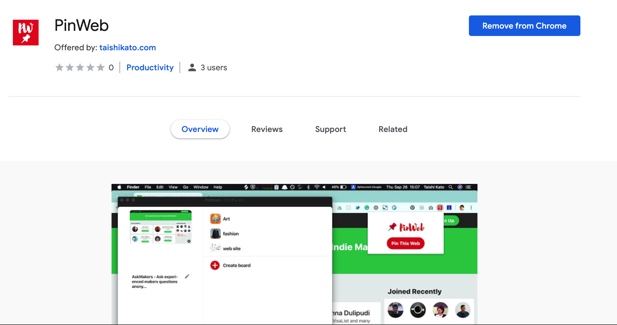 PinWeb gallery image