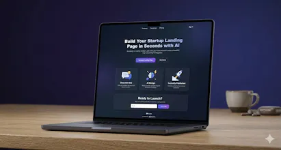 AI SaaS Landing Page Template gallery image