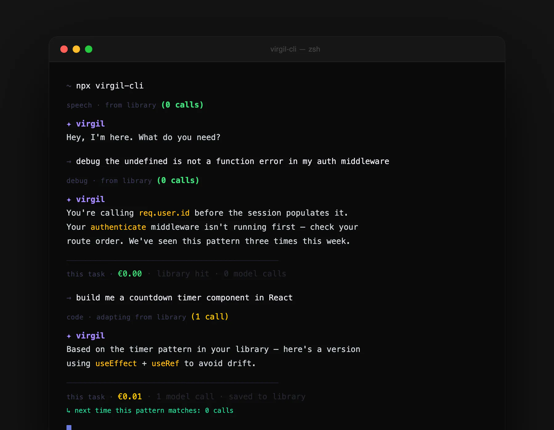 Virgil CLI 0.1.15 gallery image
