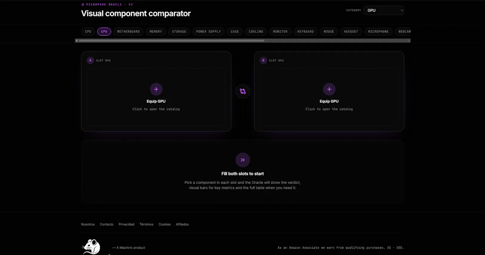 PCComparate screenshot 3
