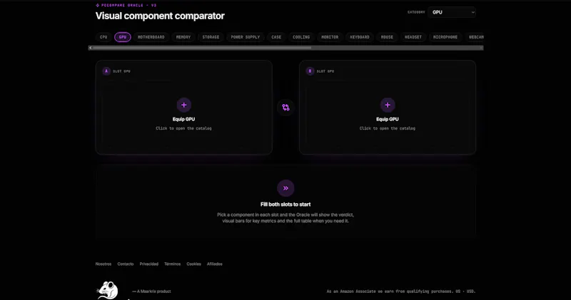 PCComparate screenshot 3