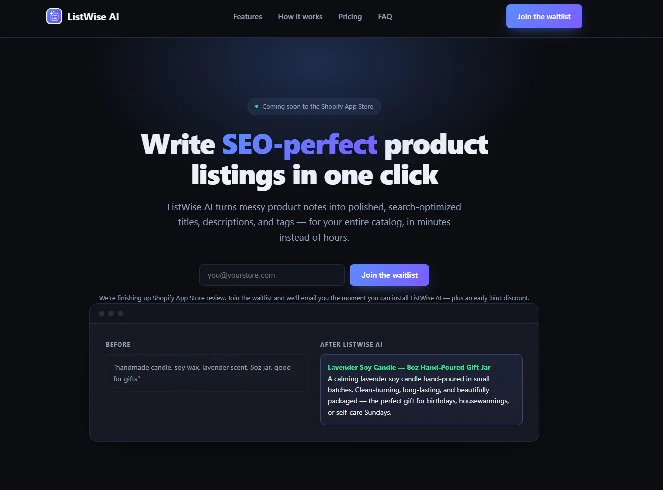 ListWise AI gallery image