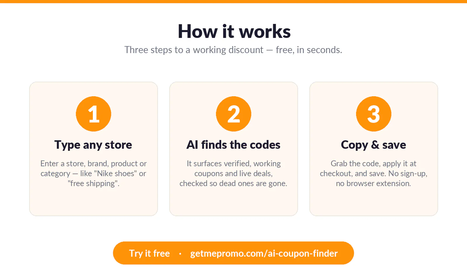 AI Coupon Finder by GetMePromo gallery image