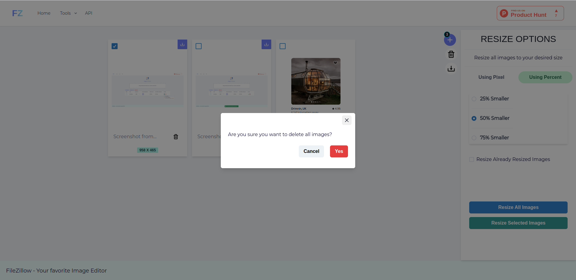 Tamanho da imagem re-sizer com UX aprimorado media 3