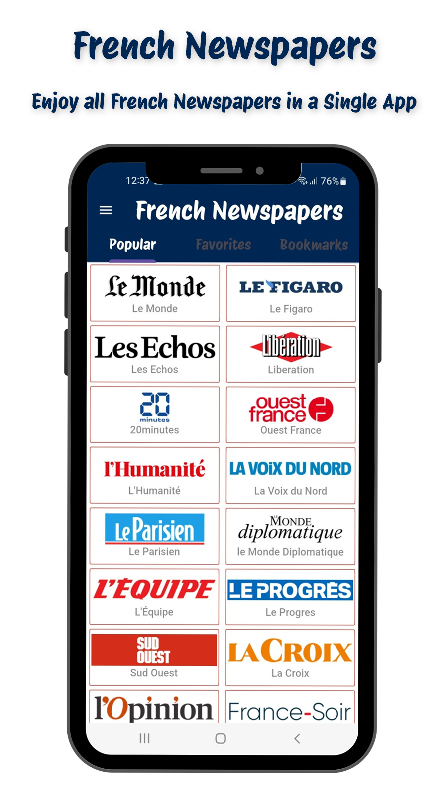 Média All French Newspapers App - Tous les journaux et magazine français sont dans vos doigts 5