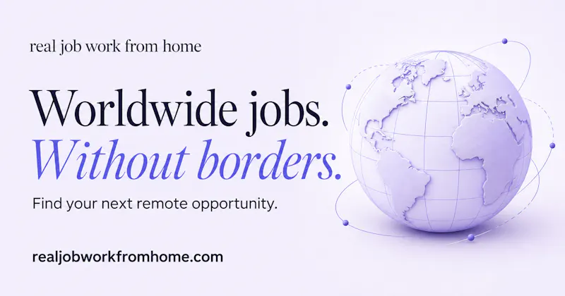 Real Job Work From Home screenshot 1