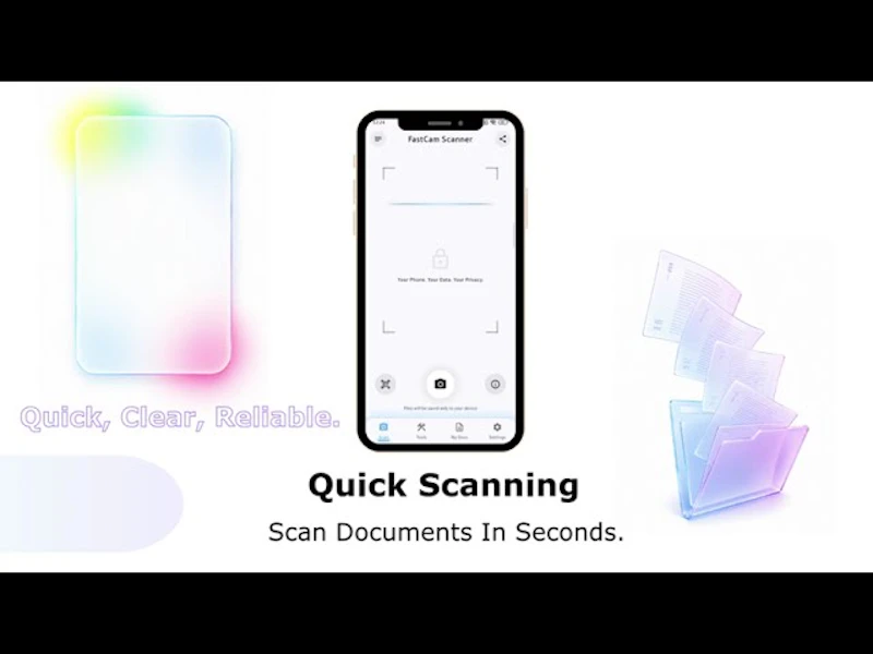 FastCam Scanner - PDF Scanner App screenshot 1 (video preview)