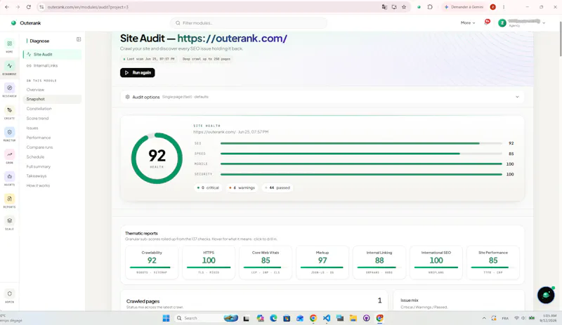 Outerank screenshot 4