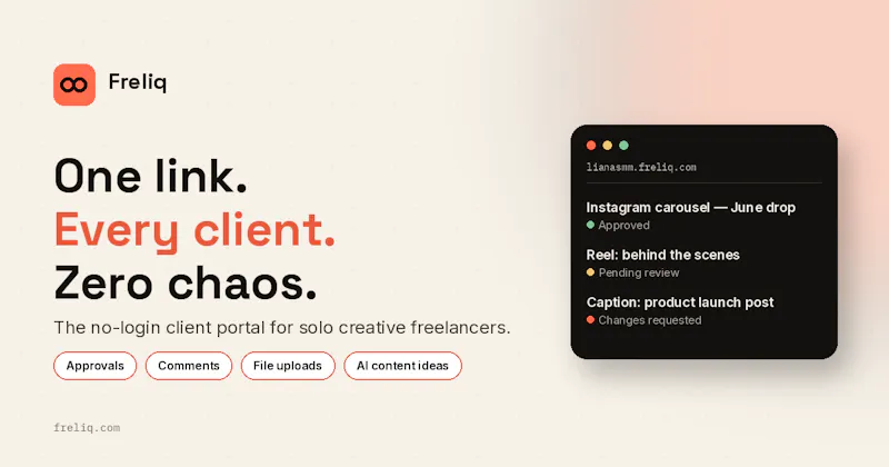 Freliq screenshot 1