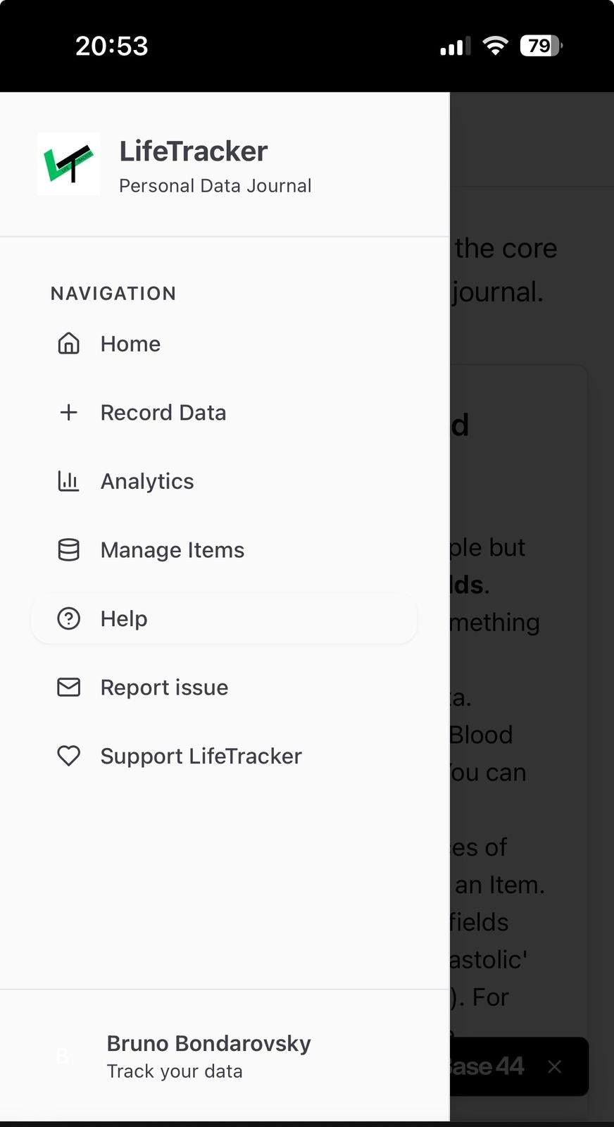 LifeTracker media 3