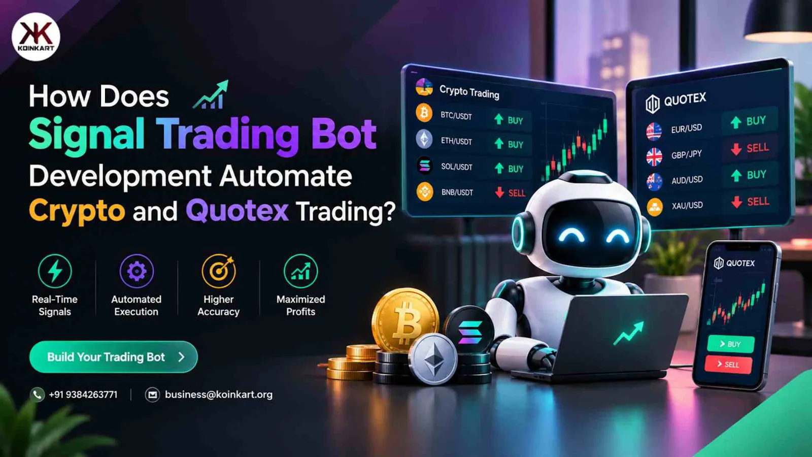 Automated Signal Bot for Crypto & Quotex screenshot 1