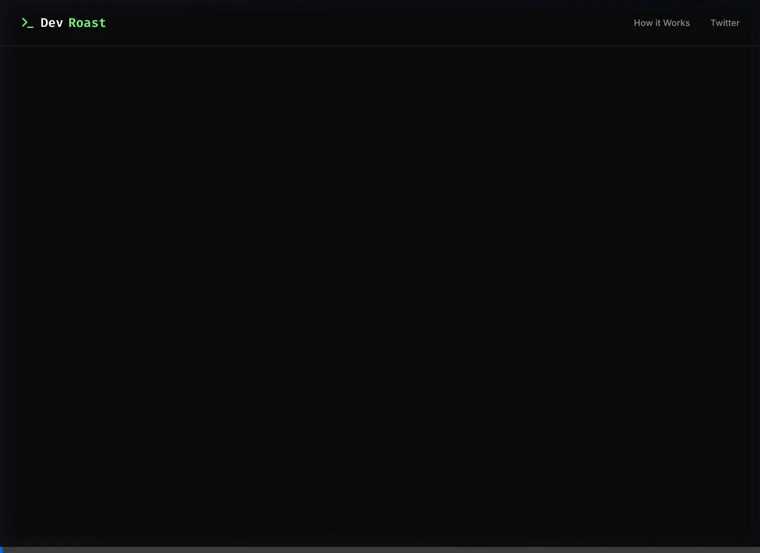 DevRoast - Screenshot 3 showing product features and functionality