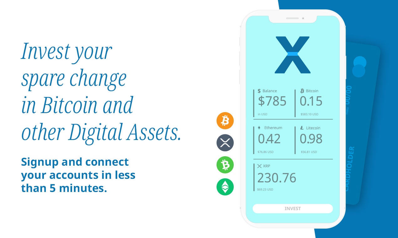 RoundlyX: Invest your spare change in Bitcoin and other Digital Assets |  Product Hunt
