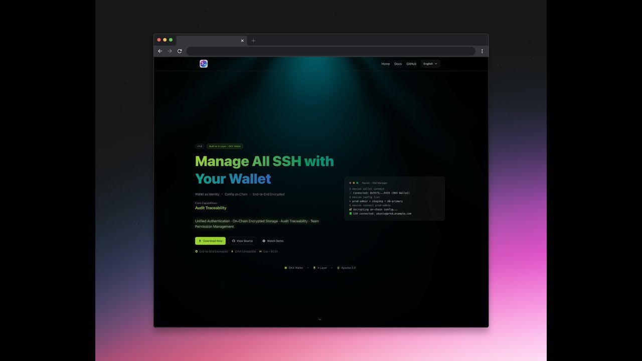 Nexion: Web3 SSH Manager for Decentralized Server Management