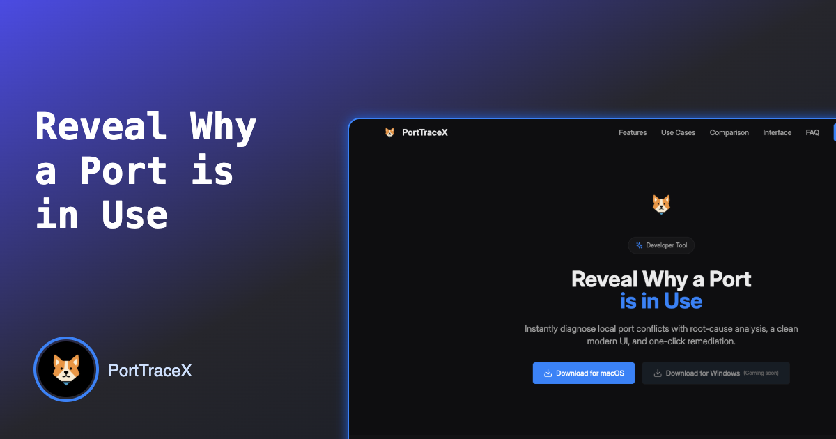 PortTraceX gallery image