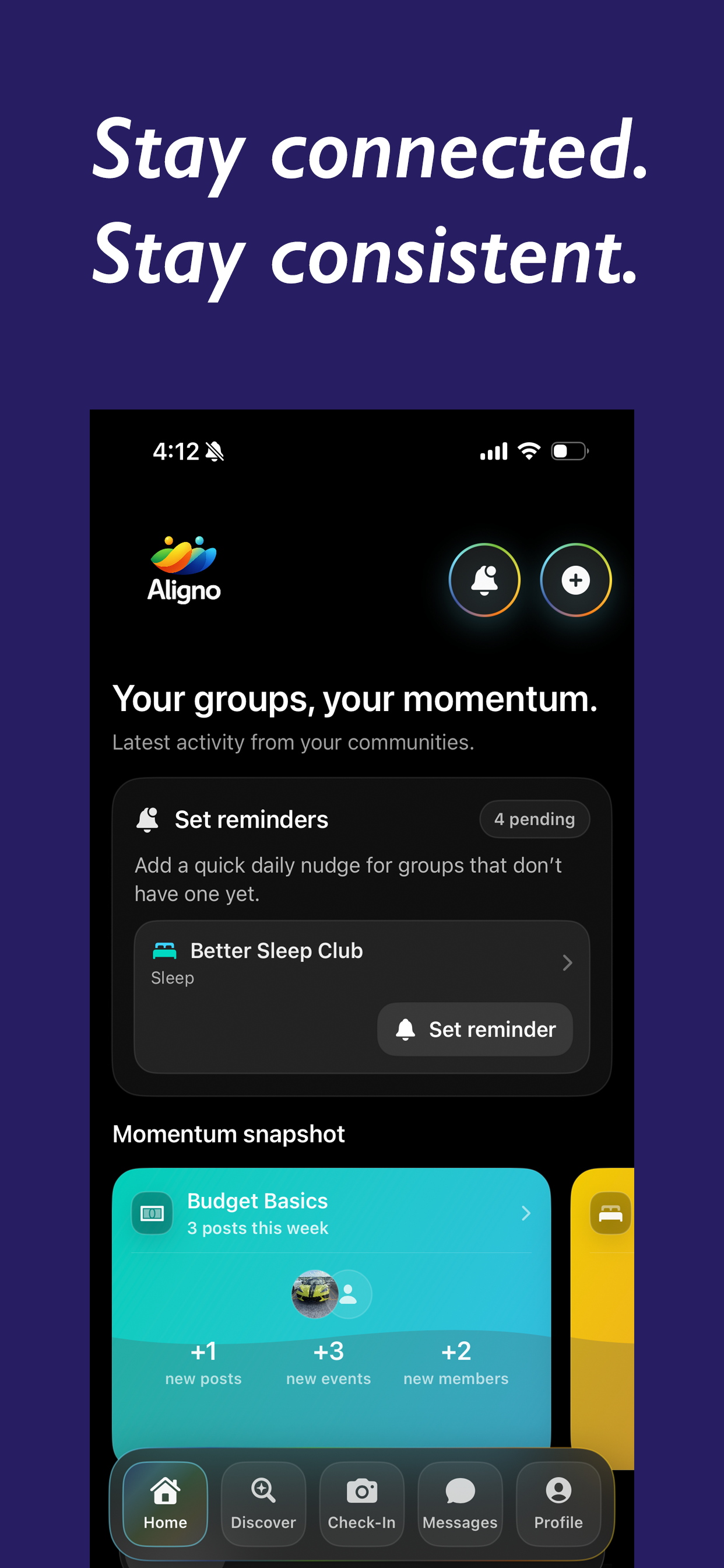 Aligno - Main product screenshot demonstrating key features and user interface