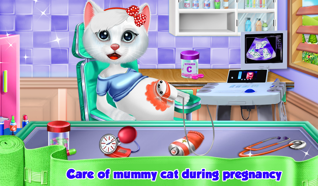 Kitten Newborn Doctor Clinic Checkup Game gallery image