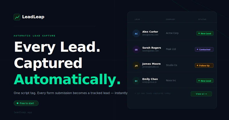 LeadLeap screenshot 1