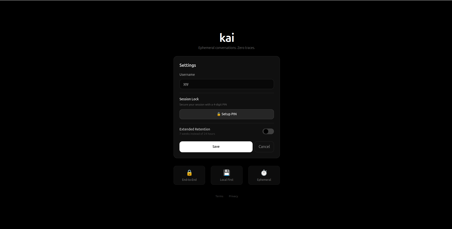 kai - Screenshot 3 showing product features and functionality