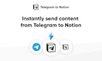 Telegram to Notion image