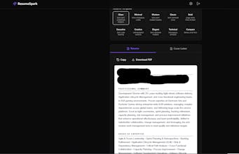 ResumeSpark gallery image