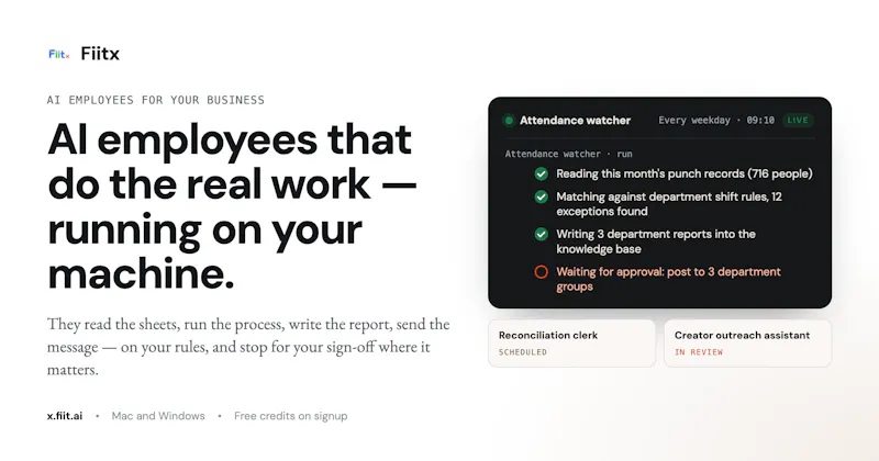 Fiitx screenshot 1
