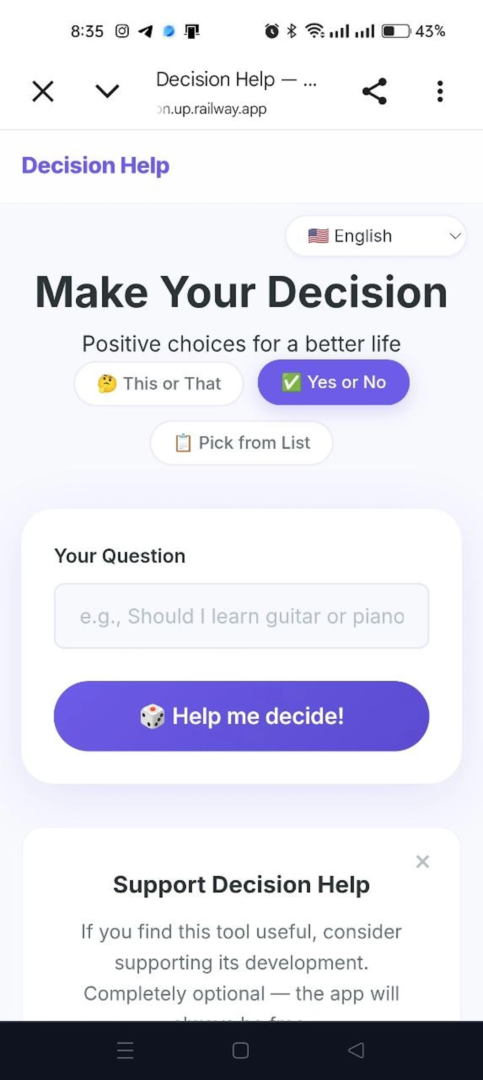 Decision Help screenshot 9