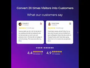 Google / Yelp Reviews Widget gallery image