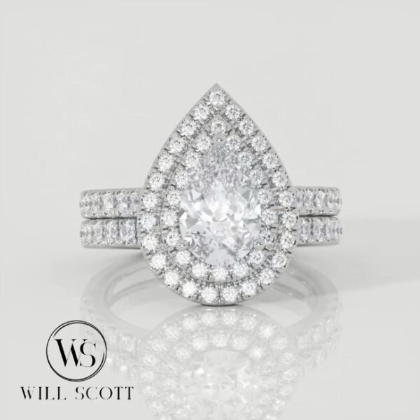 14k white gold wedding ring gallery image