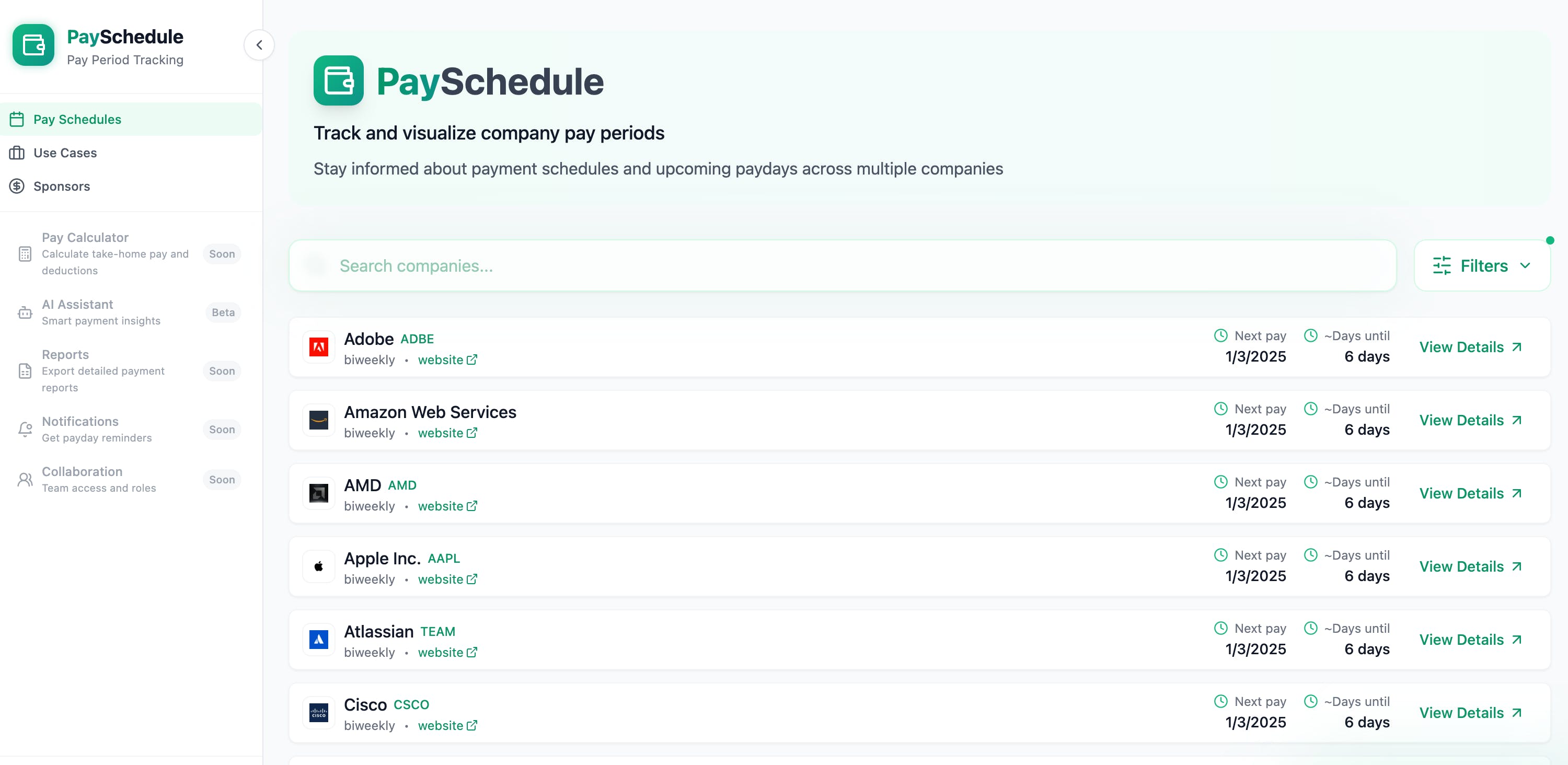 PaySchedule.dev media 1