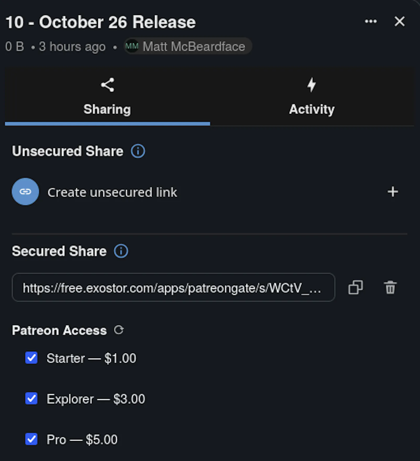 Exostor screenshot 4