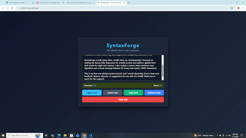 SyntaxForge screenshot 3