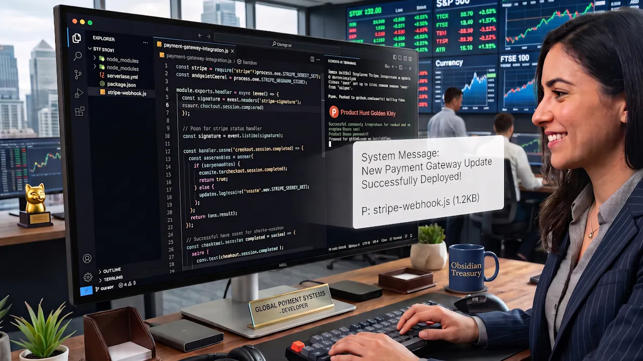 Obsidian Treasury — Executive Dashboard product