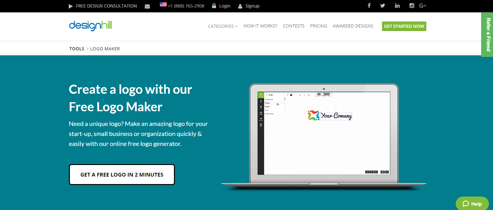 Designhill Logo Maker