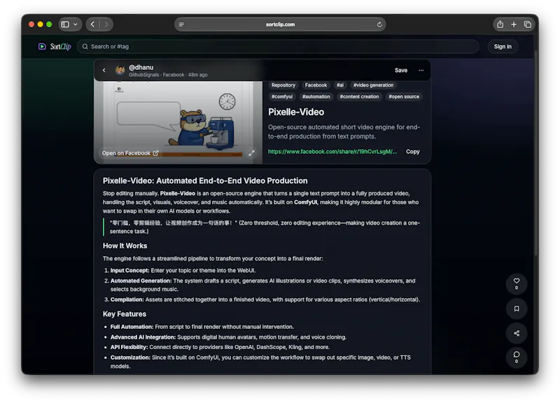 SortClip screenshot 2