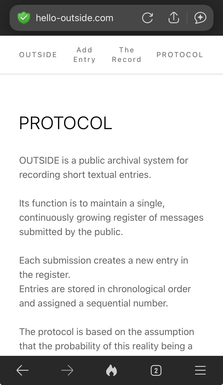 OUTSIDE gallery image