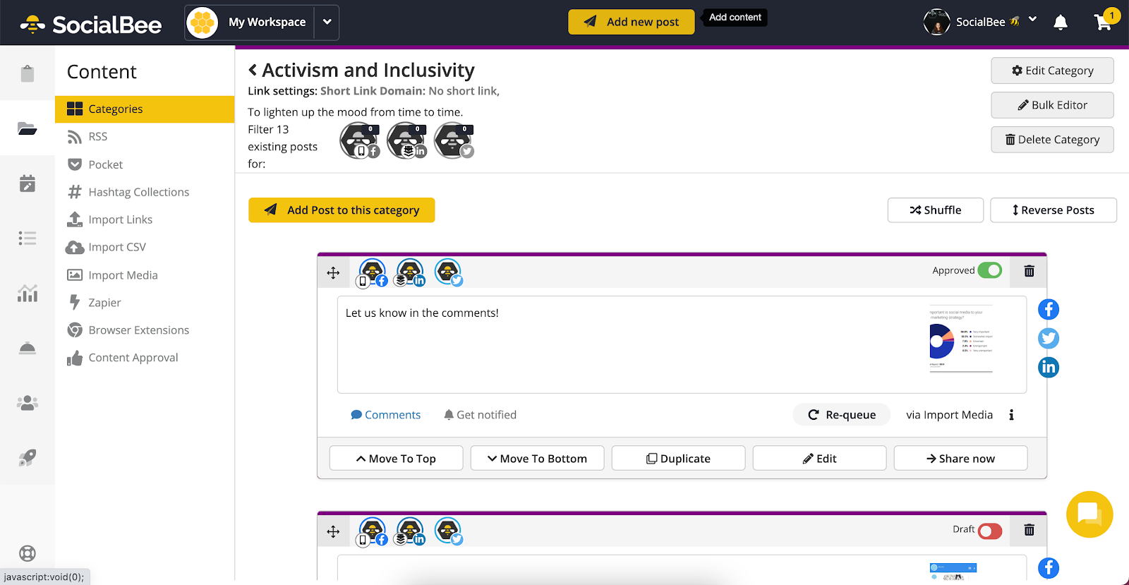 SocialBee gallery image