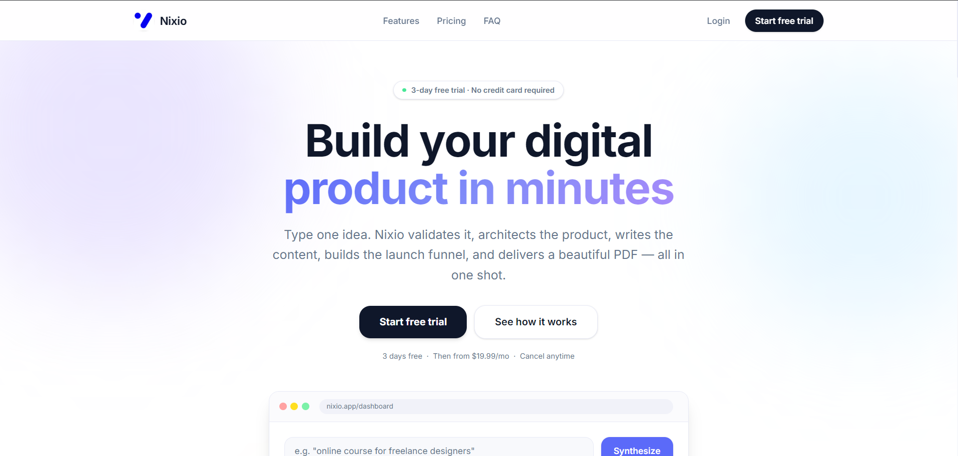 Nixio — Build Faster. Ship Smarter. gallery image