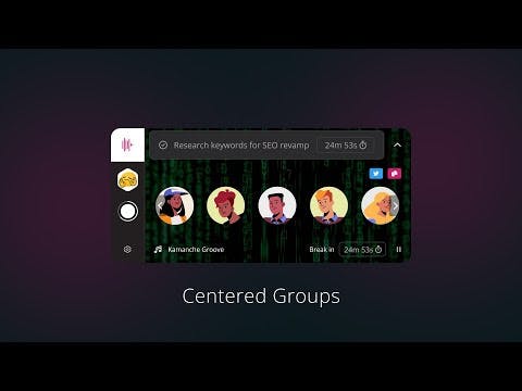Centered Groups media 1