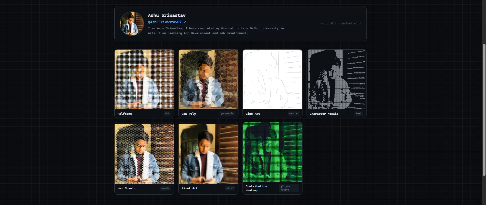 GitHub Avatar Art gallery image