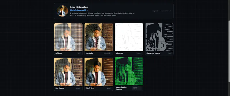 GitHub Avatar Art screenshot 3