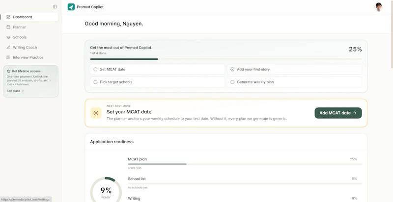 Premed Copilot screenshot 3