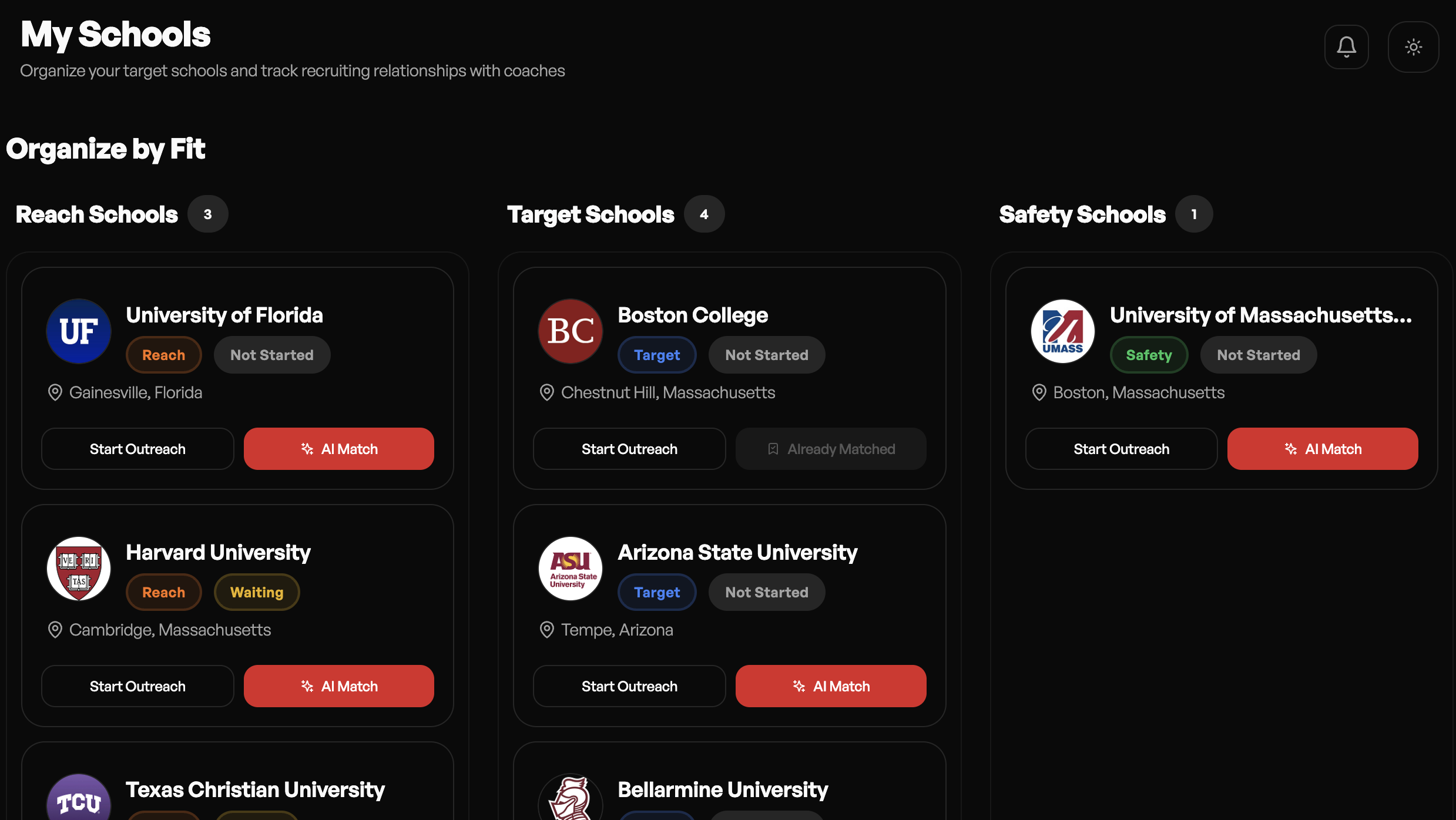 RealRecruit - AI T&F Recruiting  - Screenshot 3 showing product features and functionality