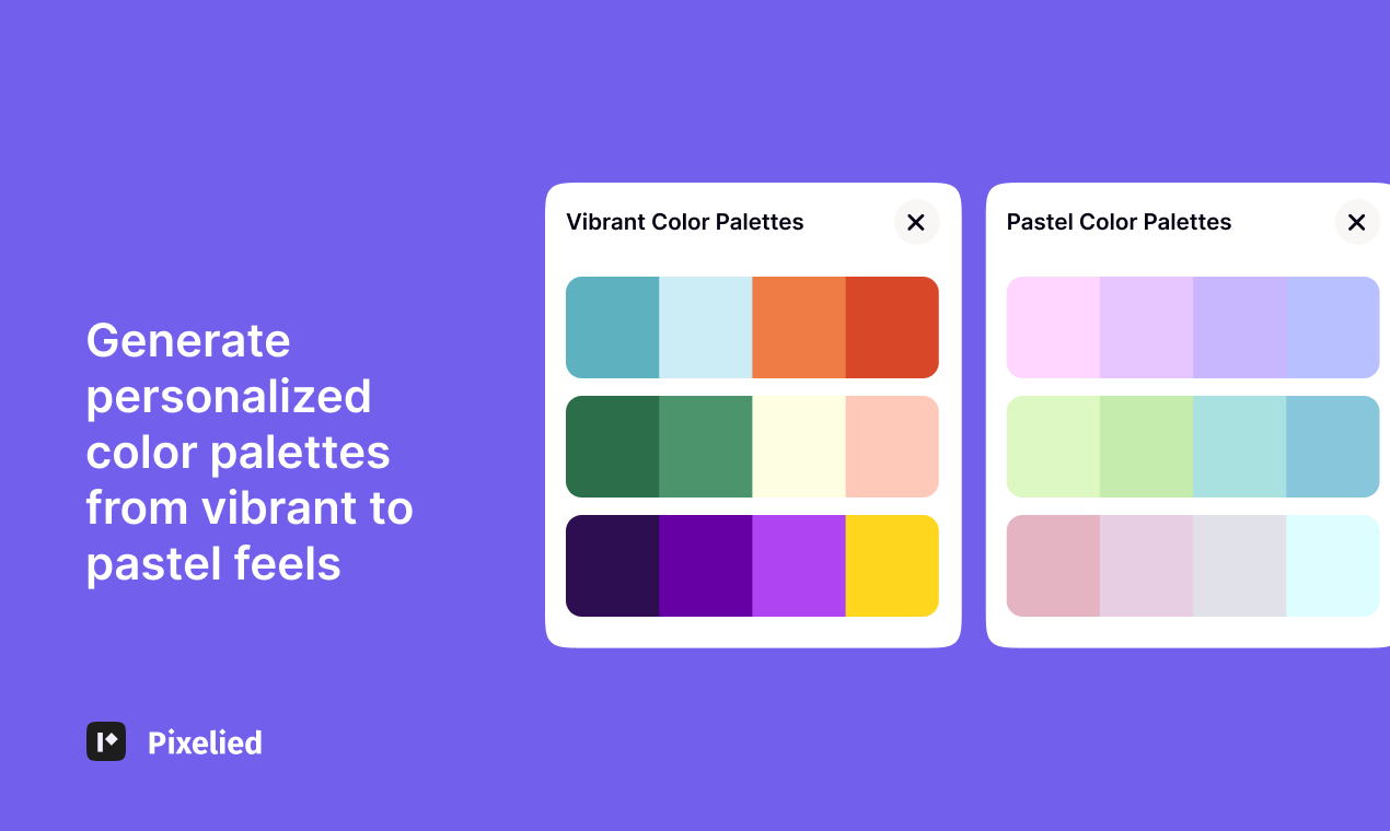 startuptile Pixelied Color Palette Generator-Pick edit & visualize - your free palette generator tool