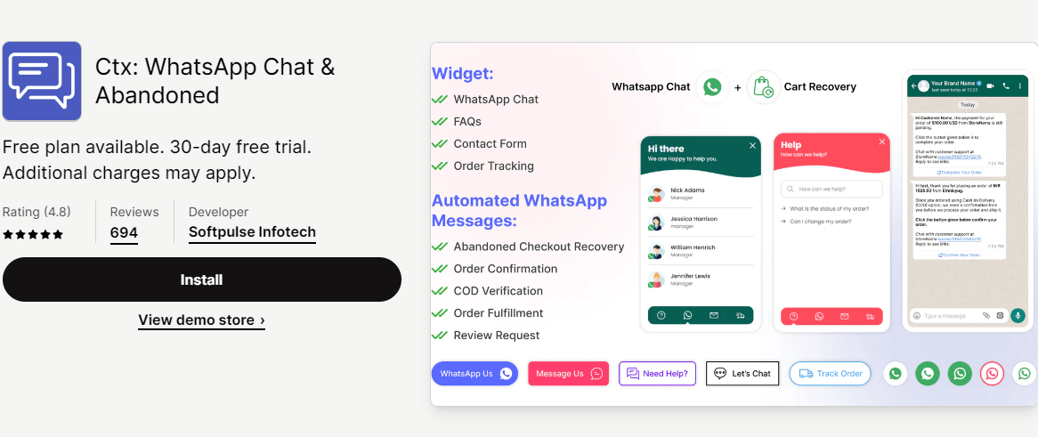 Ctx App - Screenshot 2 showing product features and functionality