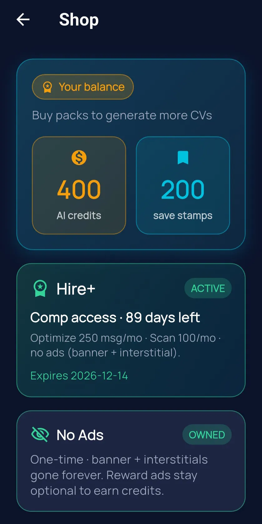 HireSnap — AI Resume & CV Builder gallery image