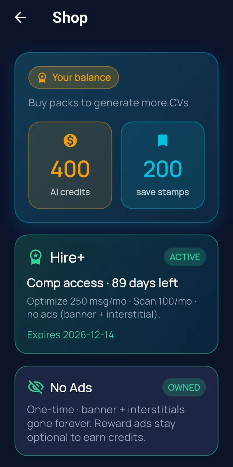 HireSnap — AI Resume & CV Builder screenshot 17