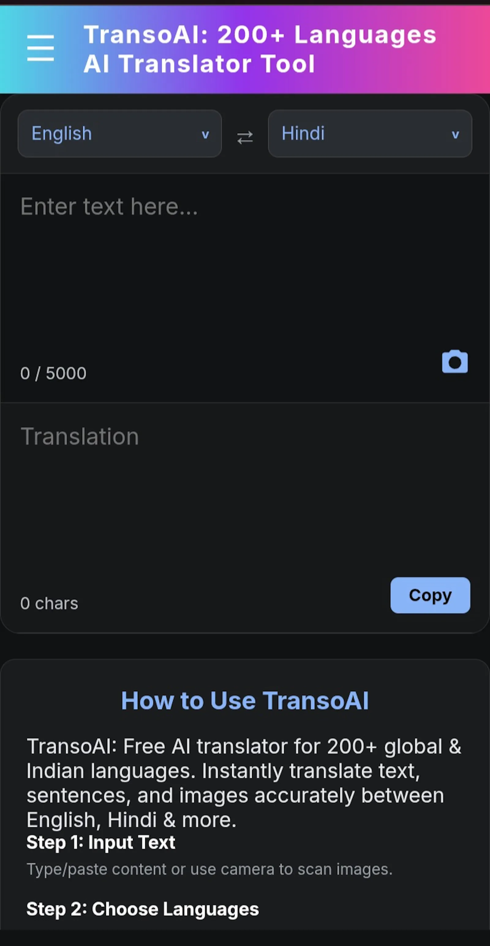 TransoAI screenshot 1