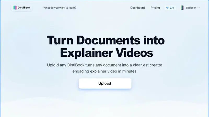 DistilBook screenshot 1 (video preview)