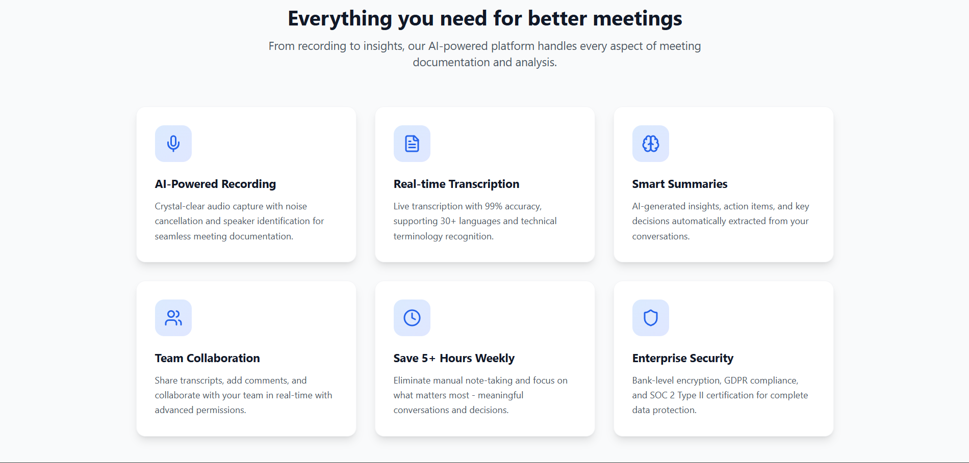 AI Meeting Summarizer gallery image